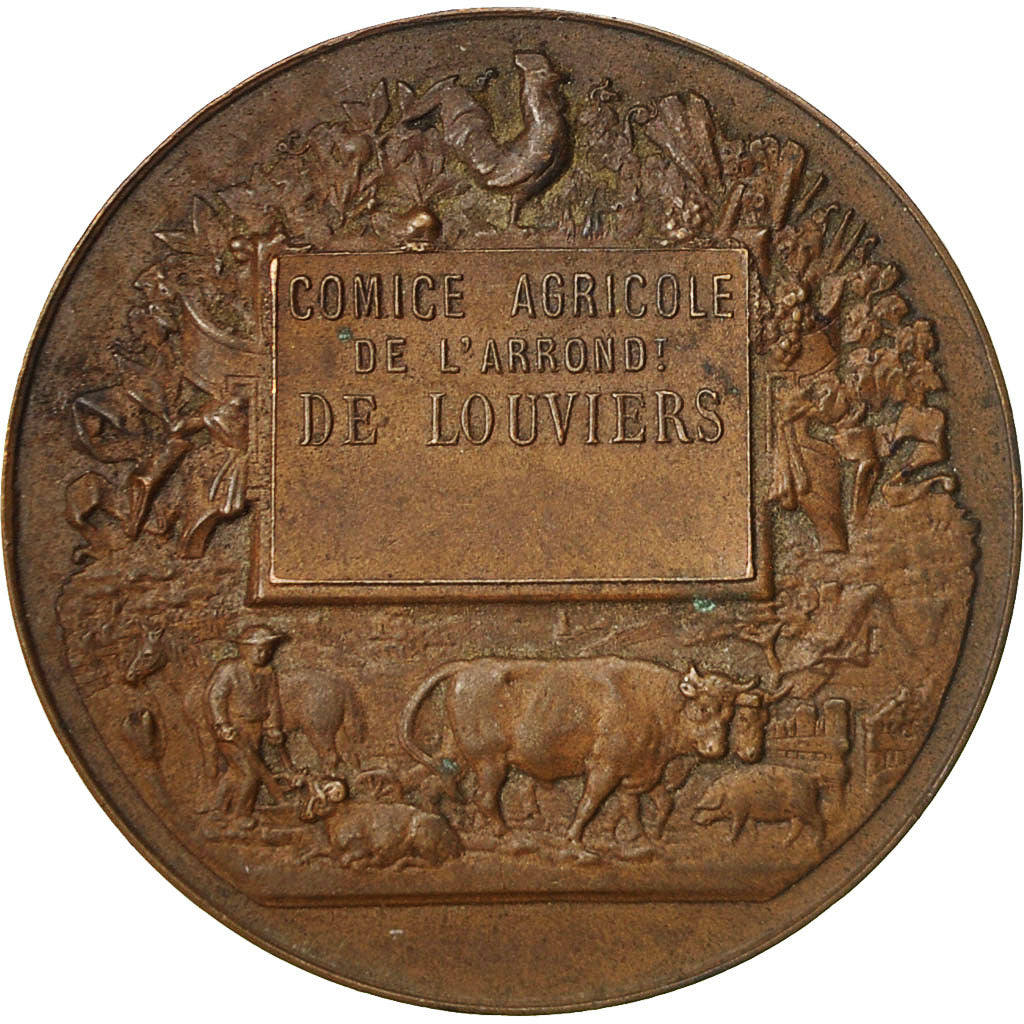 France, Medal, Comice Agricole de Louviers, EF(40-45), Bronze