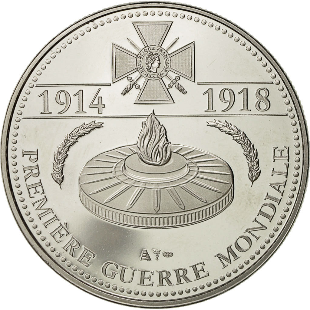 Francia, medaglia, Première Guerre Mondiale, Centenaire, SPL+, Nichel