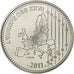 Francja, Medal, L'Europe des XXVII, Bienvenue à l'Estonie, 2011, MS(64), Nikiel