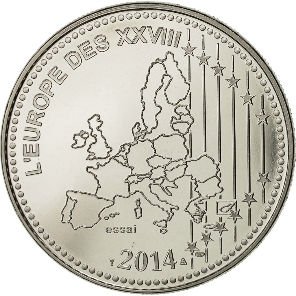 France, Medal, L'Europe des XXVII, Centenaire de la Grande Guerre, 2014, MS(64)