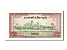 Biljet, Cambodja, 2000 Riels, 1995, NIEUW