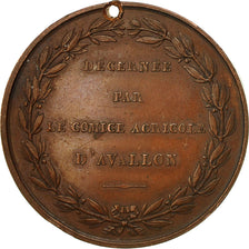 France, Medal, Comice Agricole d'Avallon, AU(50-53), Copper