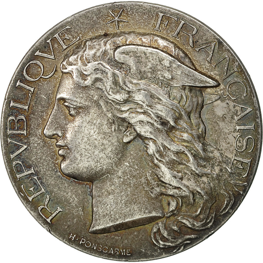 Frankreich, Medaille, Concours Agricole, Bourges, Marianne, 1896, Ponscarme, VZ