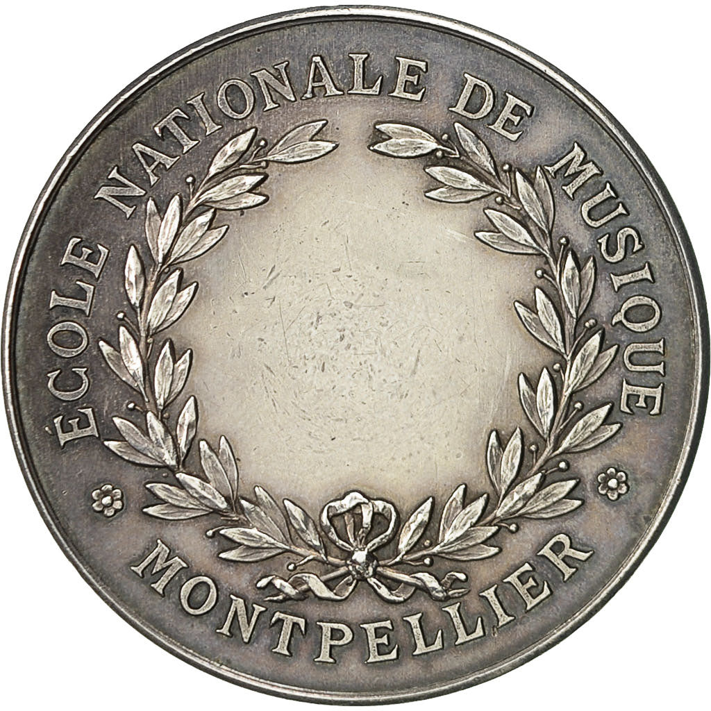 Frankreich, Medaille, Ecole Nationale de Musique, Montpellier, Gerbier, VZ+