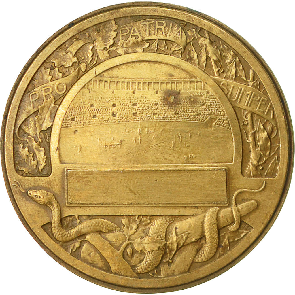 France, Médaille, Sport, Tennis, Pro Patria Semper, Baudichon, TTB+, Bronze