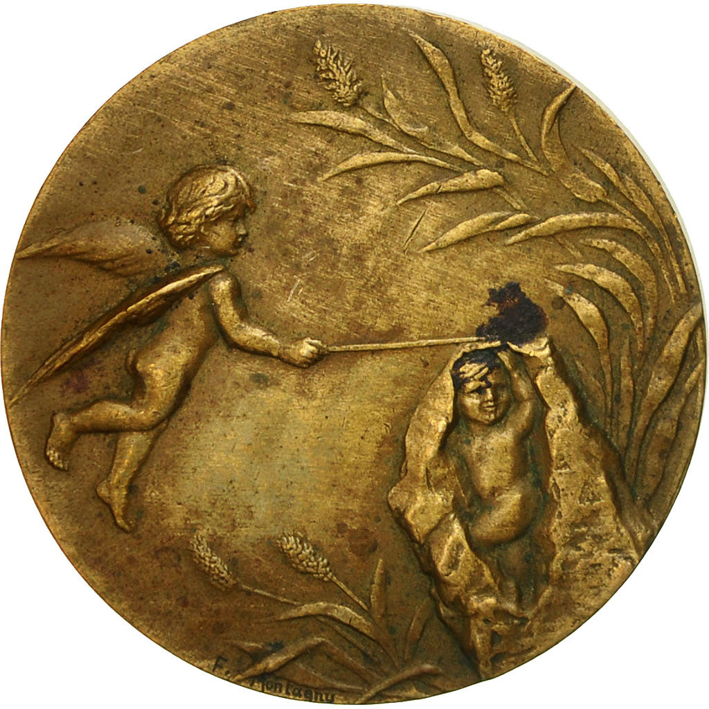 France, Medal, Médaille de naissance, Montagny, EF(40-45), Bronze