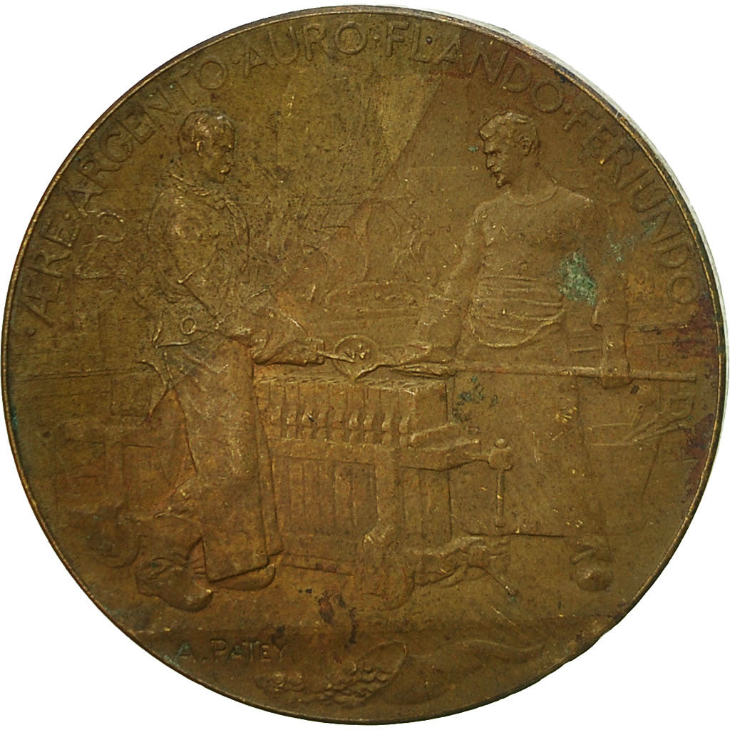 Francja, Medal, Les Fondeurs de la Région Parisienne, Patey, VF(20-25), Bronze