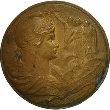 France, Medal, Association des Instituteurs, Erdmann, VF(20-25), Bronze