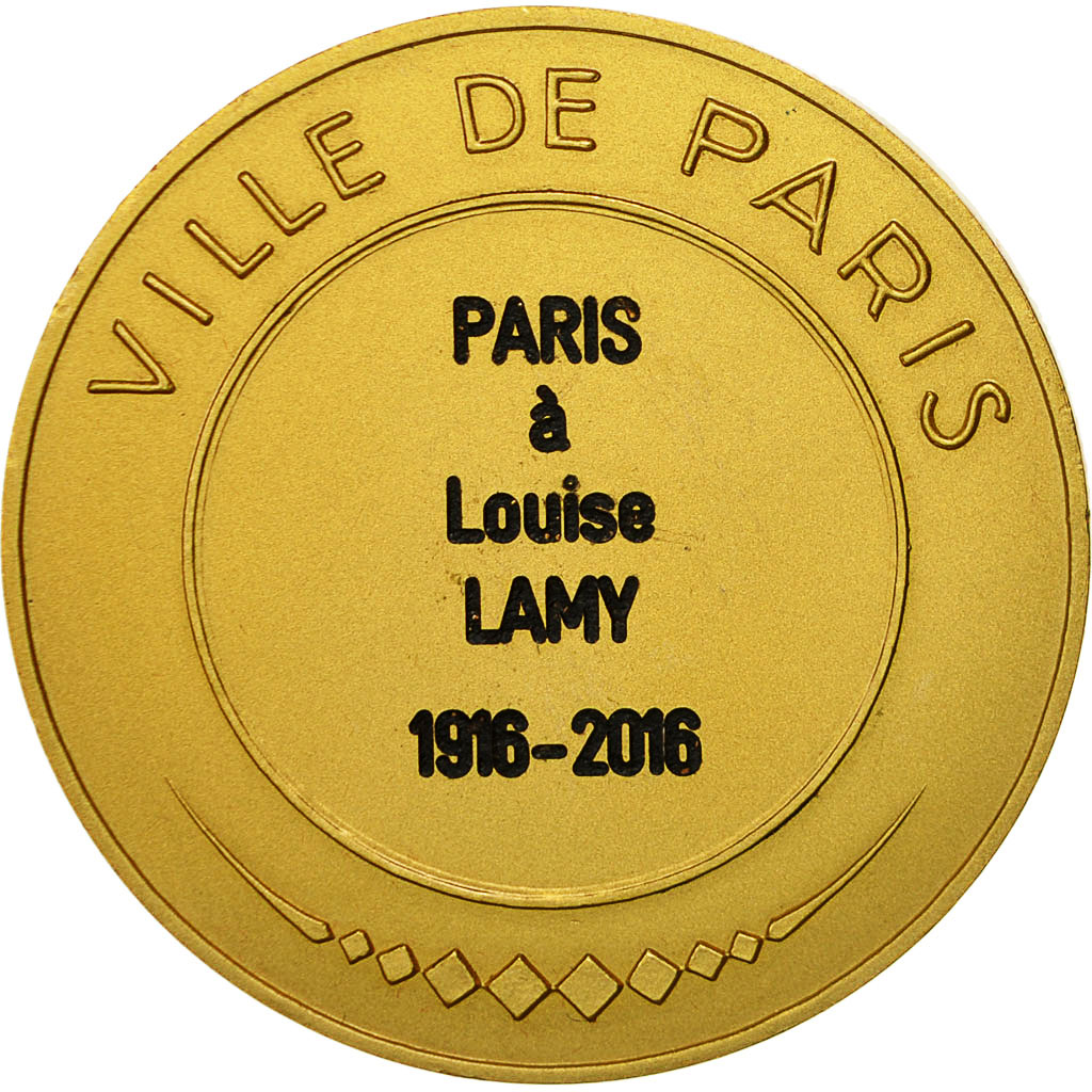 France, Médaille, Ville de Paris, Fluctuat nec Mergitur, 2016, Delannoy, SPL+