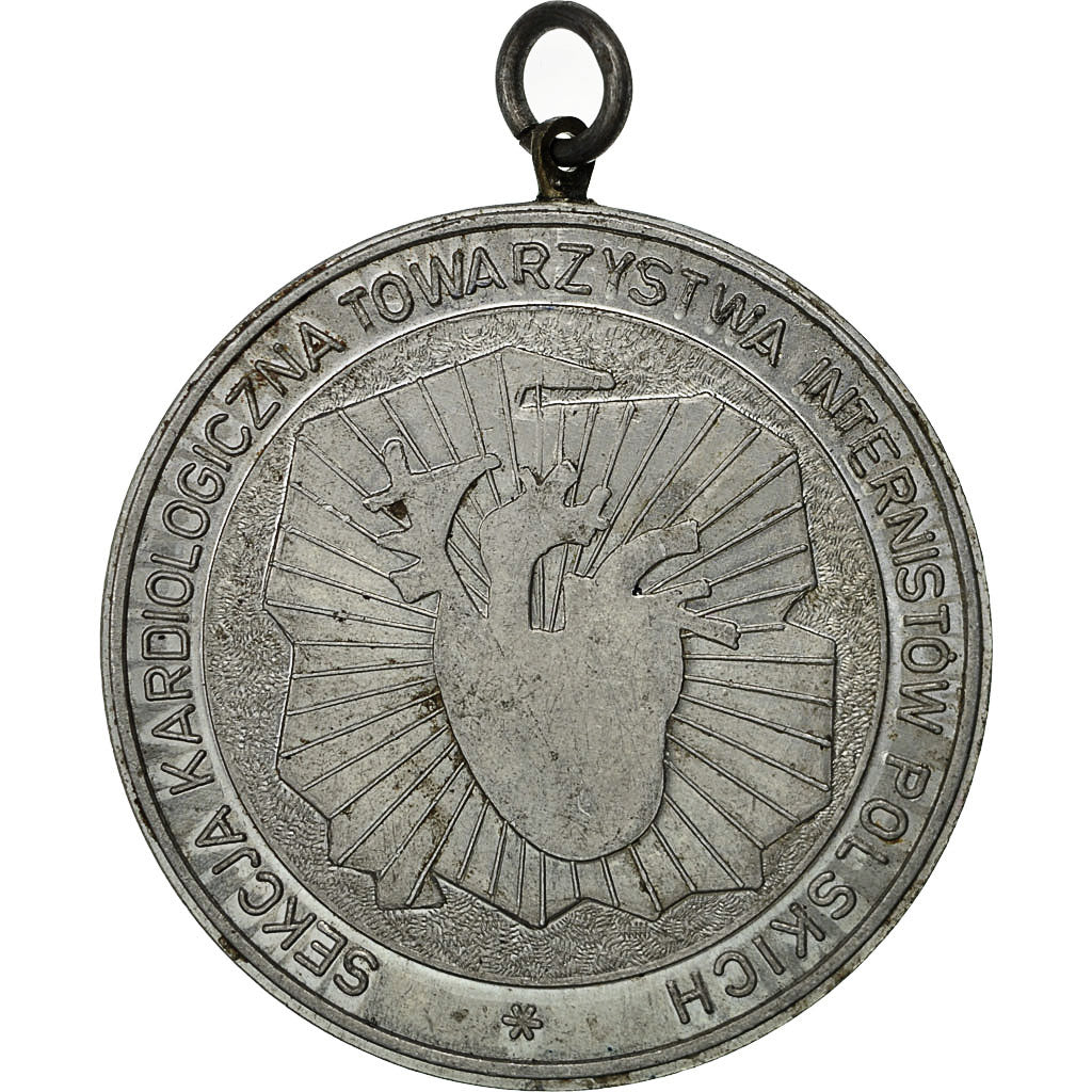 Pologne, Médaille, Konferencja Naukowa Kardiologöw, Kielce, 1977, TTB