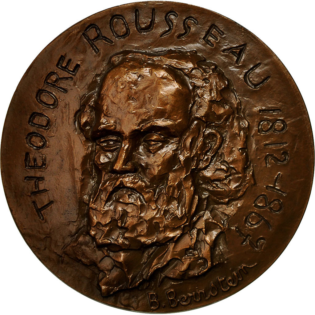 France, Médaille, Théodore Rousseau, Barbizon, 1979, Berstein, SUP+, Bronze