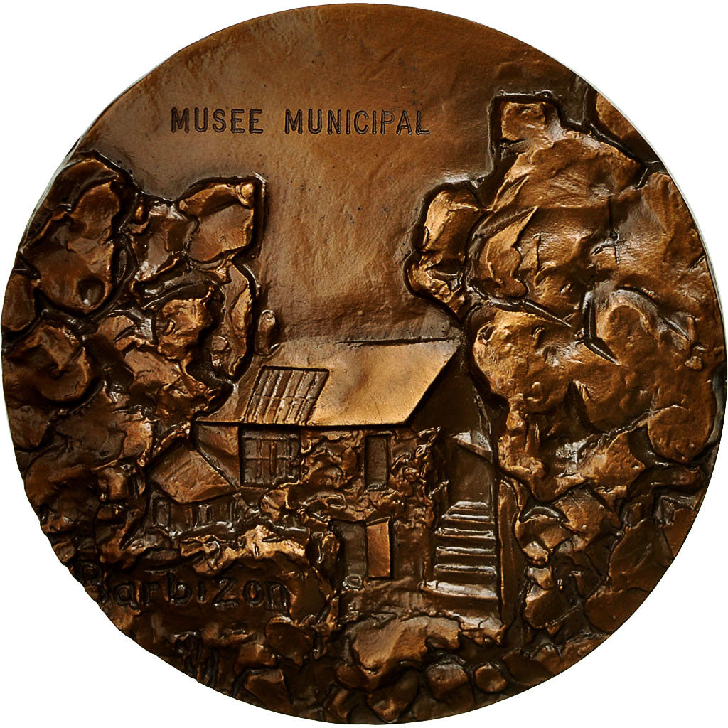France, Médaille, Théodore Rousseau, Barbizon, 1979, Berstein, SUP+, Bronze