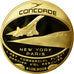 France, Medal, Adieu au Concorde, Dernier Vol New-York/Paris, 2003, MS(64)