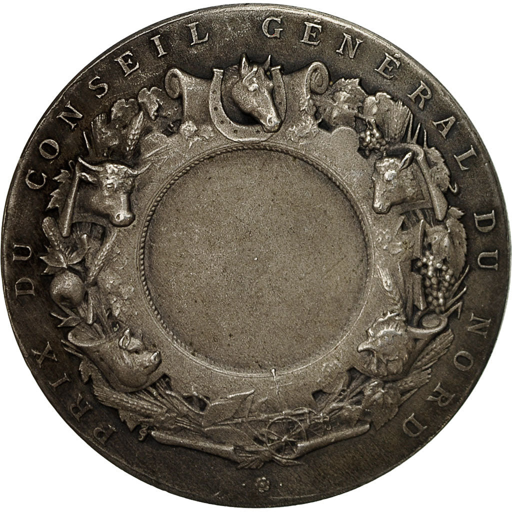 Francja, Medal, Prix du Conseil Général du Nord, Michelet, AU(50-53), Brąz