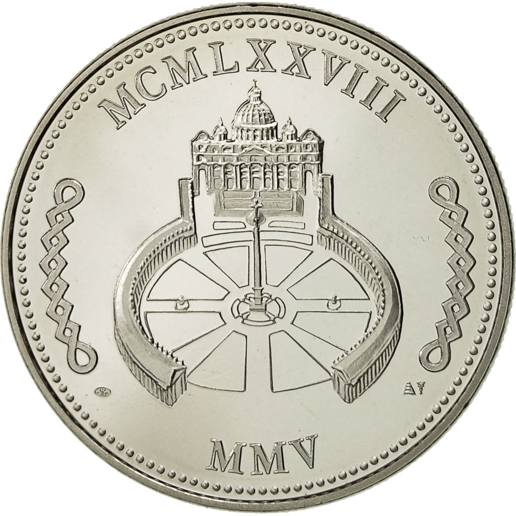 France, Medal, Canonisation de Jean Paul II, 2014, MS(64), Nickel