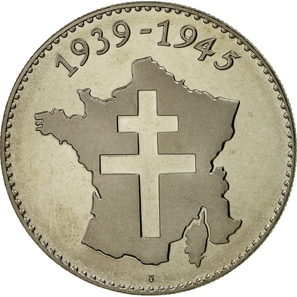 France, Medal, Seconde Guerre Mondiale, Berlin, 1945, MS(65-70), Nickel
