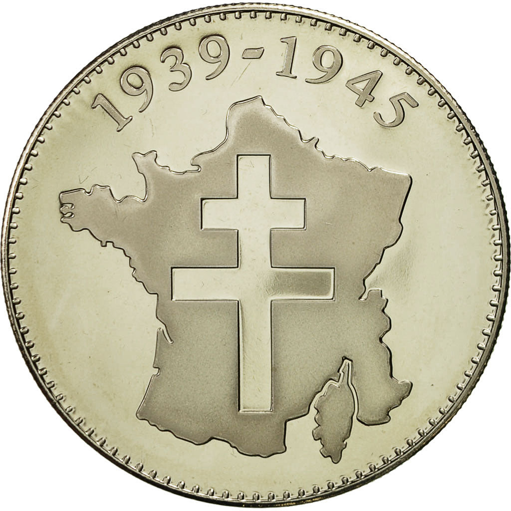 France, Medal, La Bataille Des Ardennes - Décembre 1944 - Patton, MS(65-70)