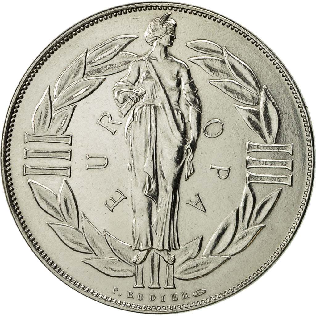 France, Médaille, Ecu Europa, Marianne, 1979, FDC, Nickel