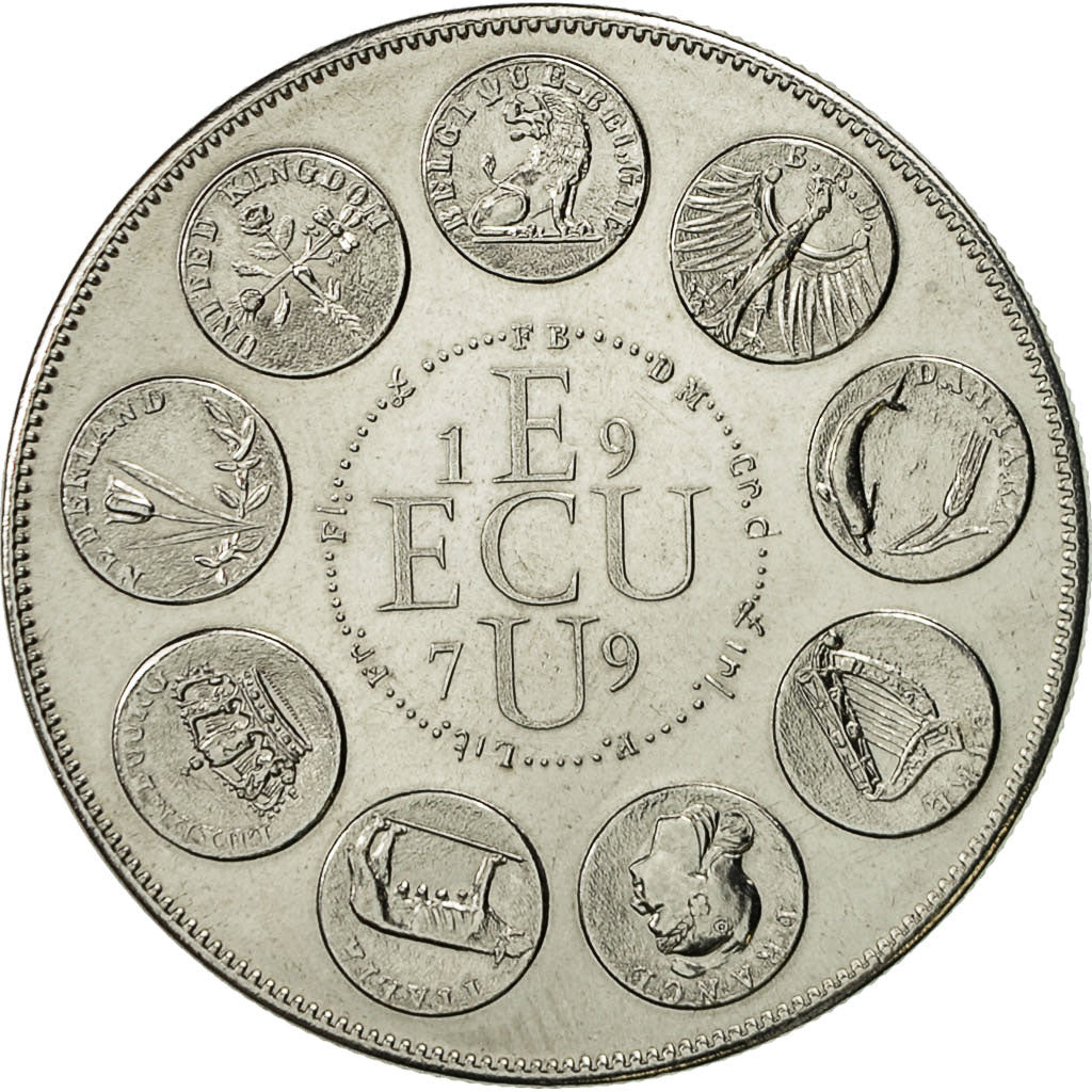 France, Médaille, Ecu Europa, Marianne, 1979, FDC, Nickel
