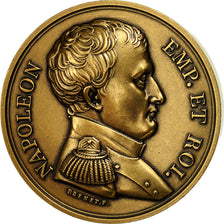 France, Médaille, Napoléon Empereur et Roi, Denon, SPL+, Bronze