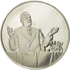 France, Medal, Les Présidents Français, De Gaulle, MS(64), Silver