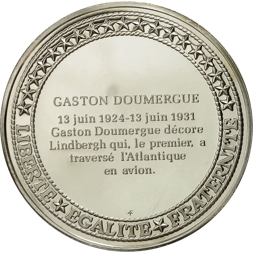 France, Medal, Les Présidents de la République, Gaston Doumergue, MS(64)