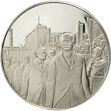 France, Medal, Les Présidents de la République, Albert Lebrun, MS(64), Silver