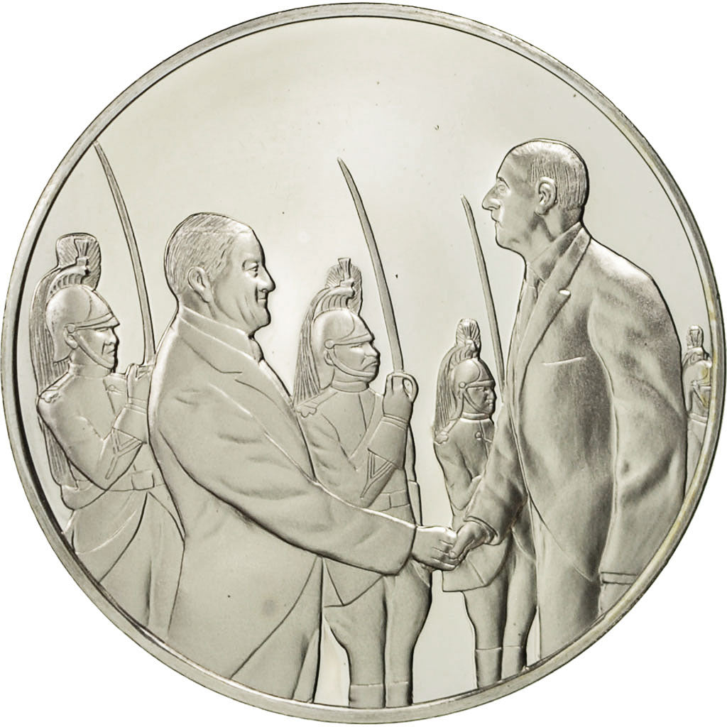 France, Médaille, Les Présidents de la République, René Coty, SPL+, Argent