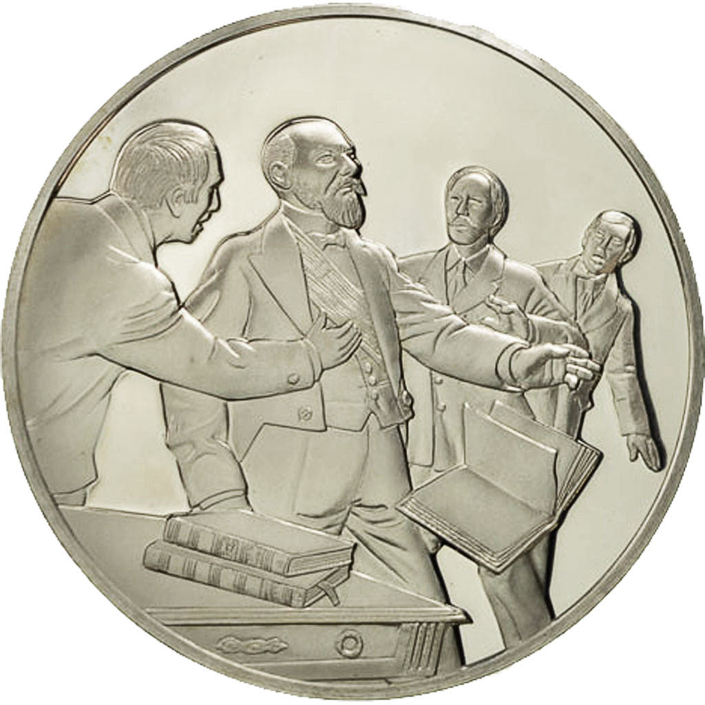 Francia, medalla, Les Présidents de la République, Paul Doumer, SC+, Plata