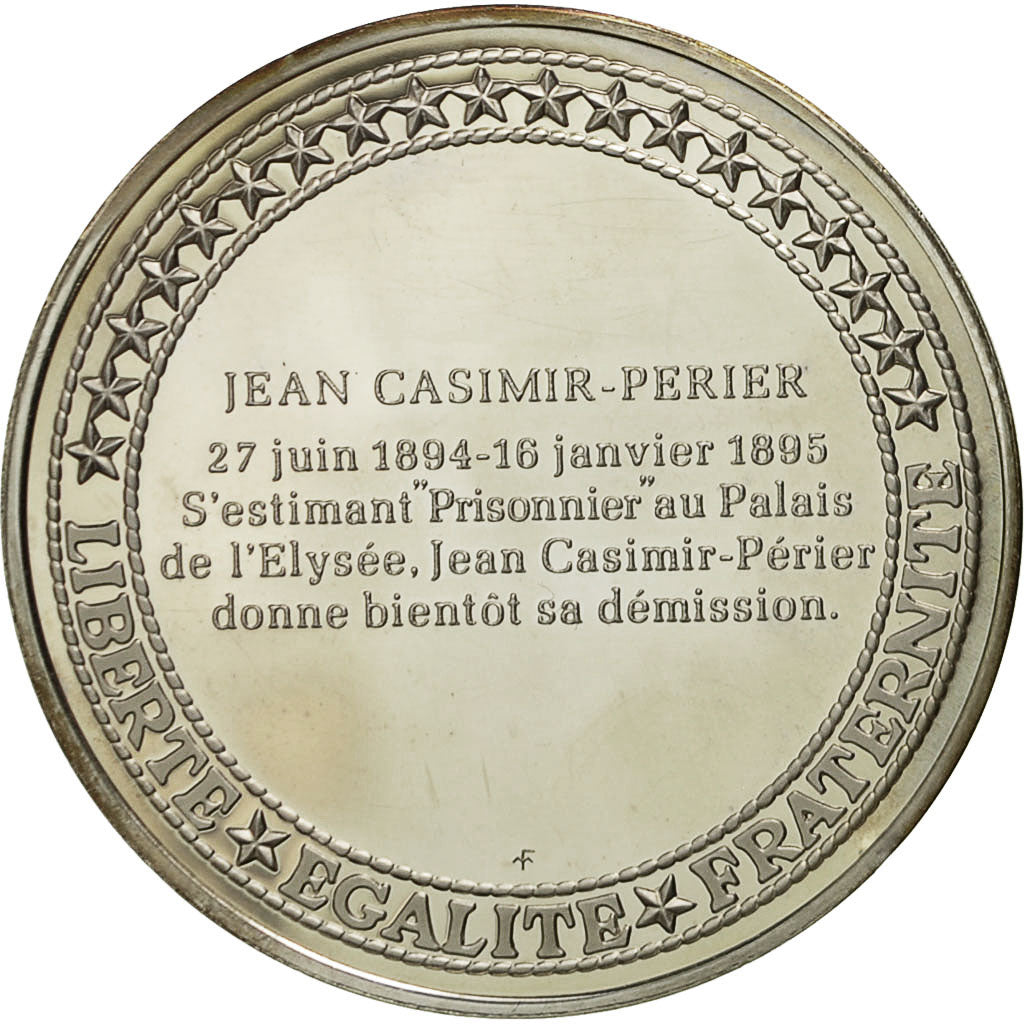 Francia, medalla, Les Présidents de la République, Jean Casimir-Périer, SC+