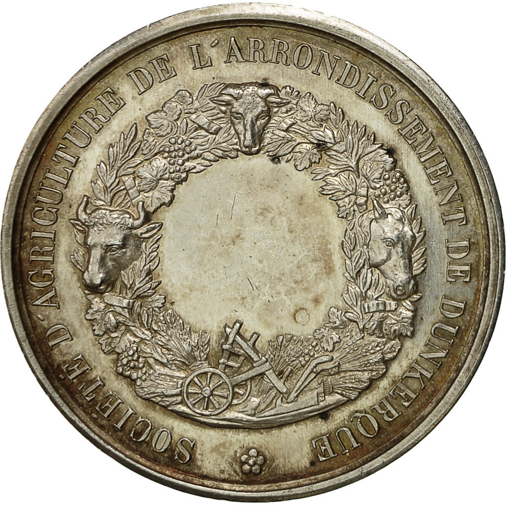 France, Médaille, Olivier de Serres, Société d'Agriculture de Dunkerque, De