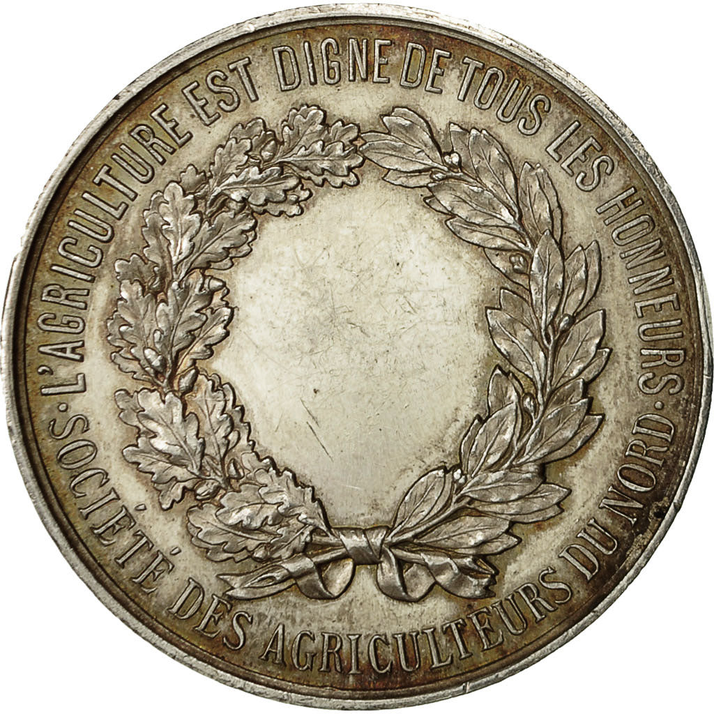 France, Médaille, Troisième République, Société des Agriculteurs du Nord