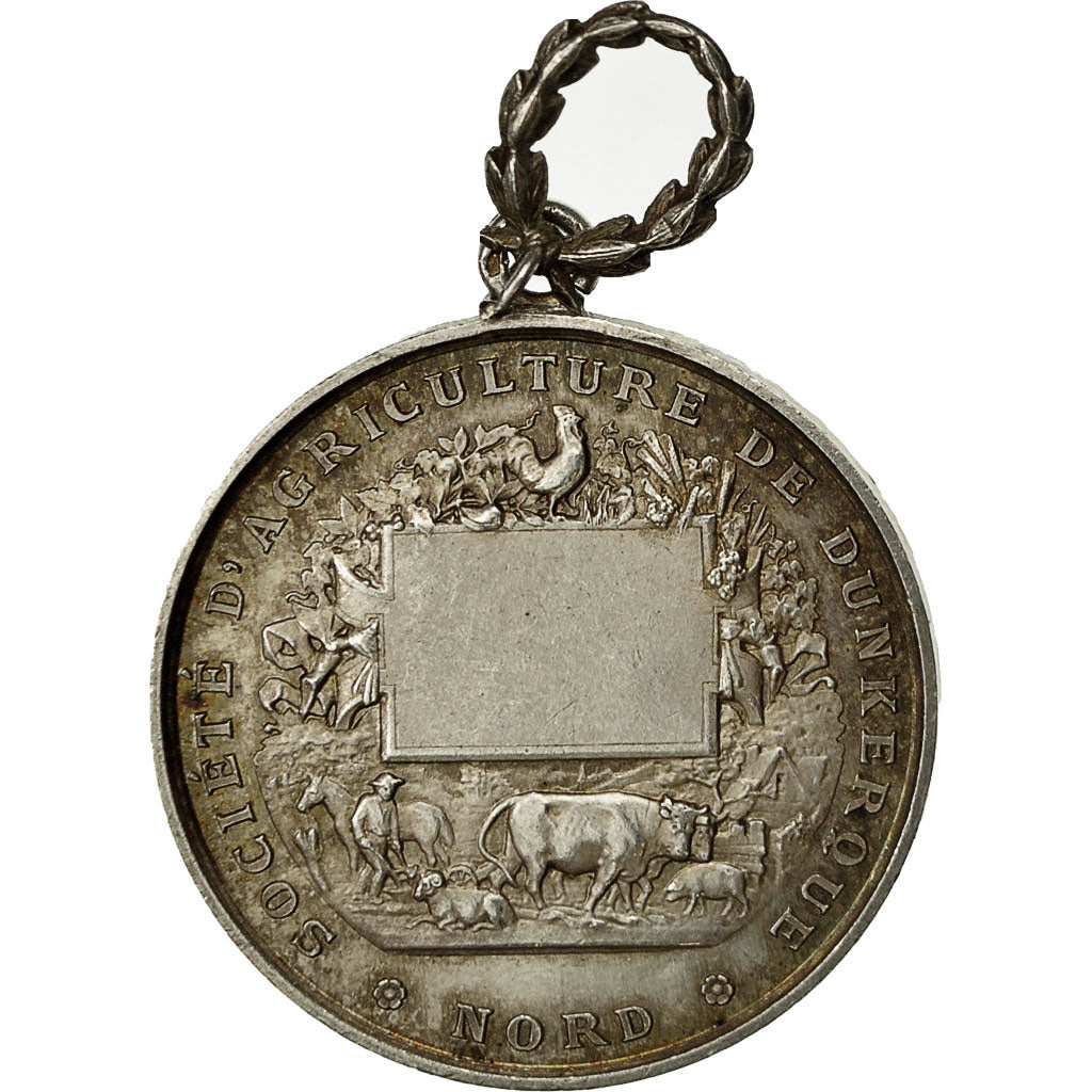 France, Medal, Société d'Agriculture de Dunkerque, Wormhout, Vernon