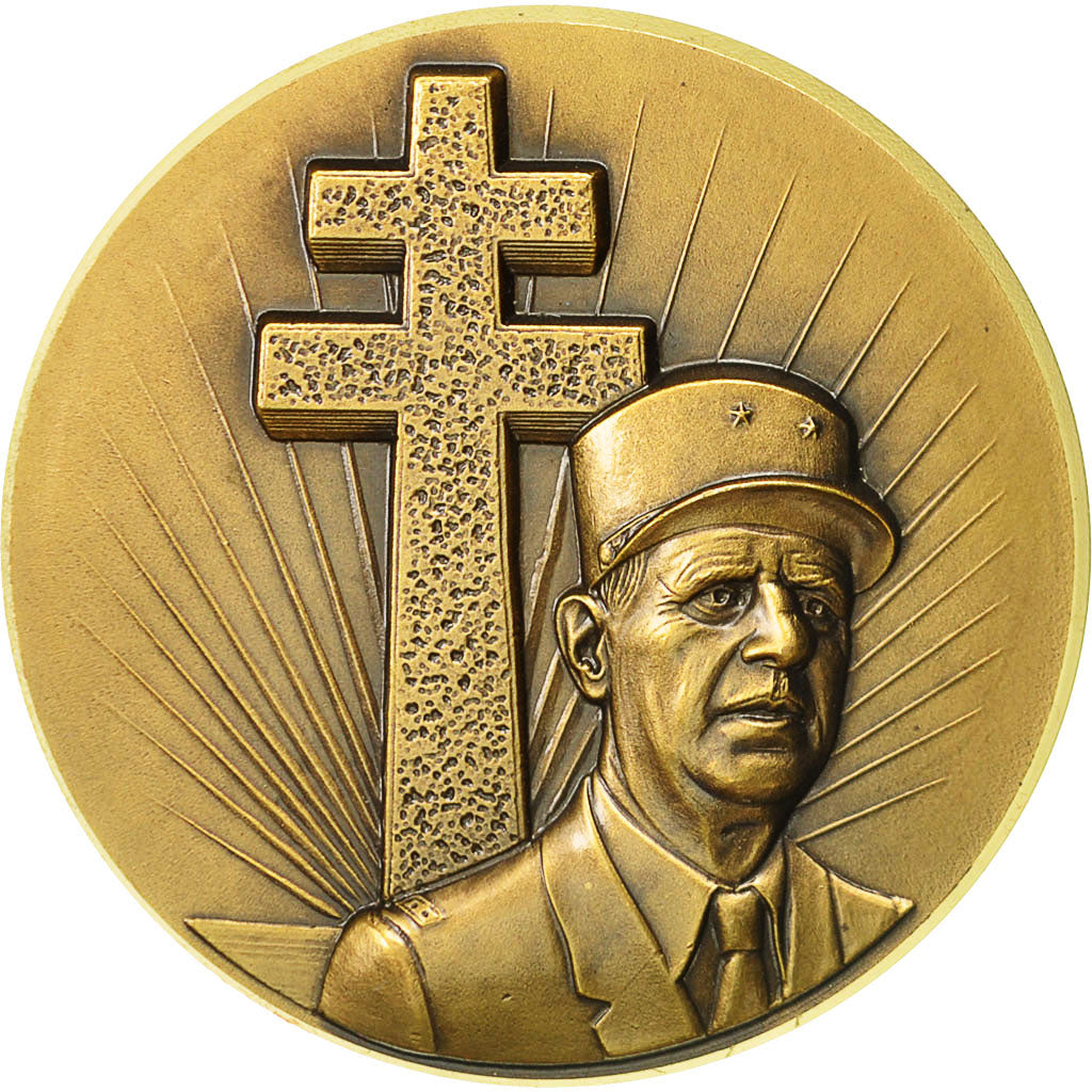 France, Medal, 30ème Anniversaire de la Mort du Général De Gaulle, 2000