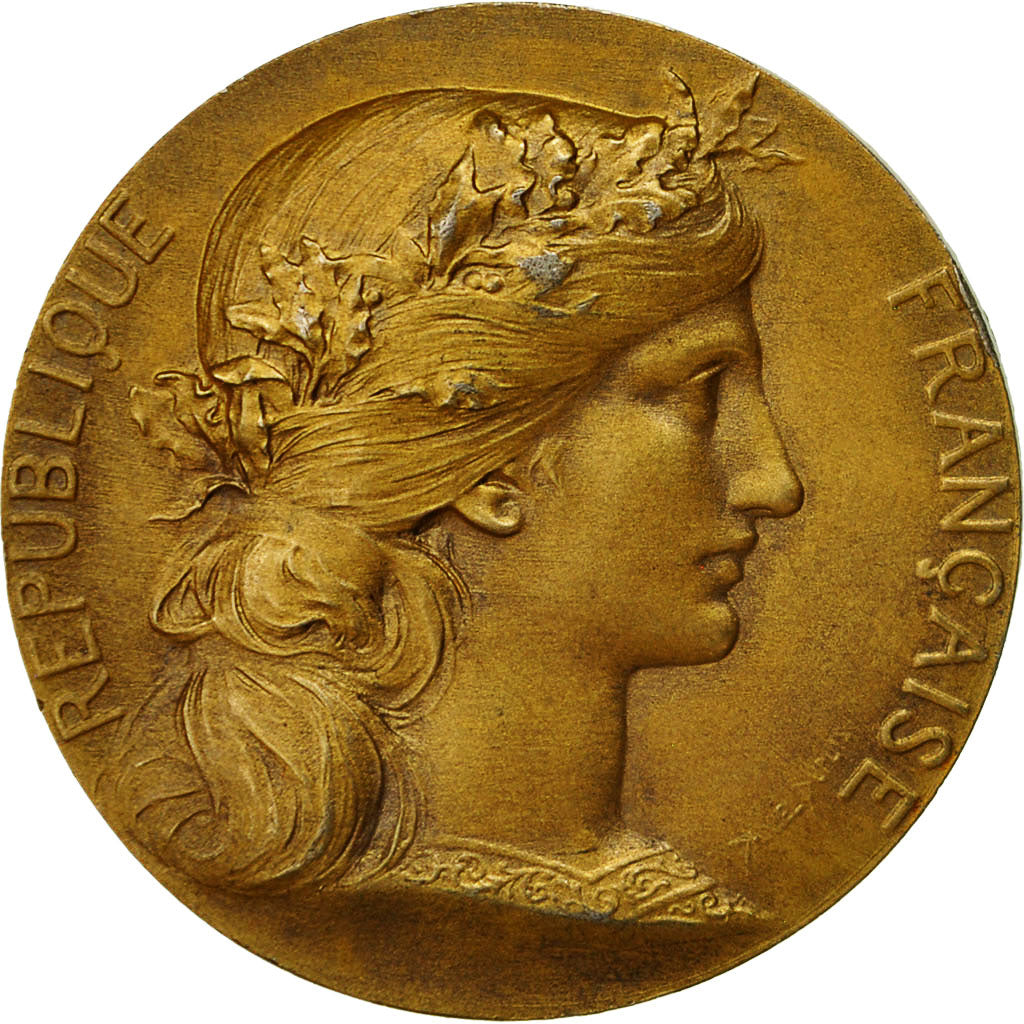 Francia, medaglia, Marianne, Ministère de la Guerre, Dupuis.D, SPL-, Vermeil