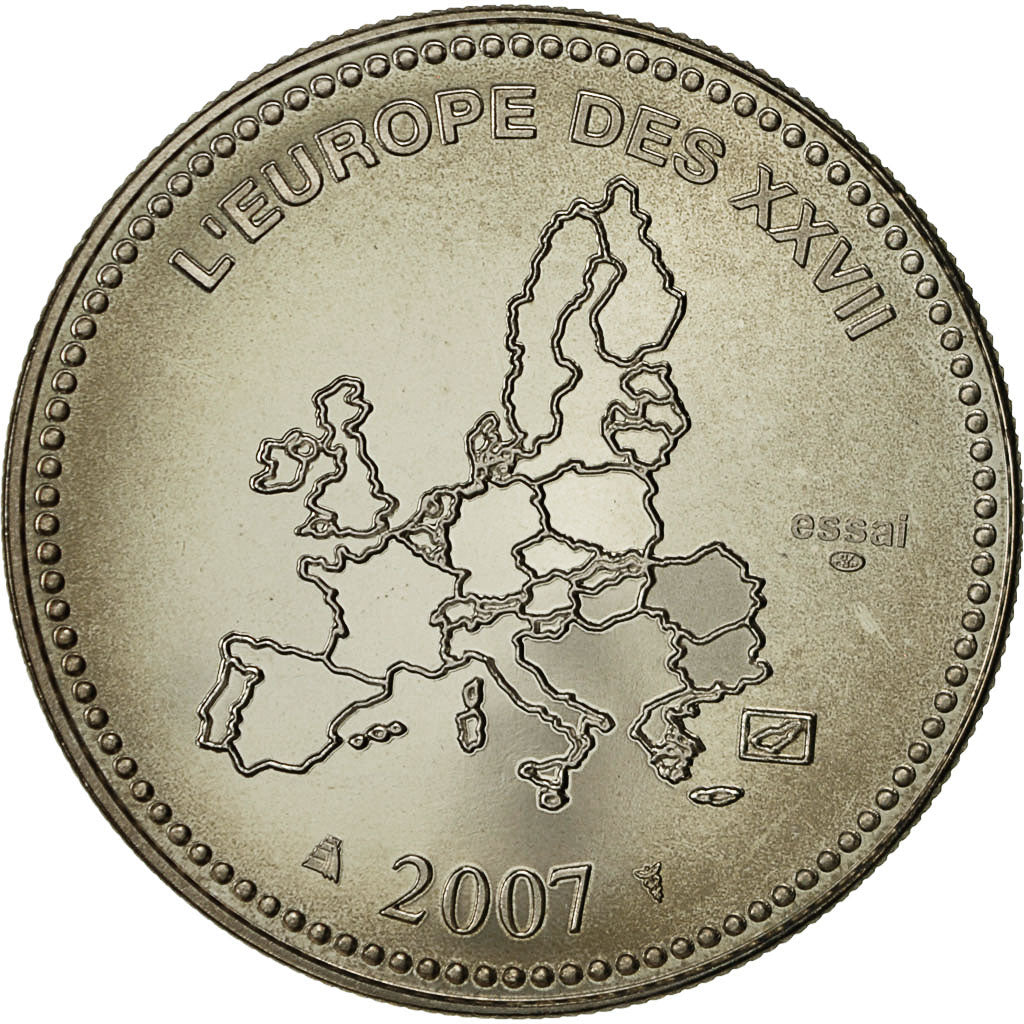 Francia, medaglia, L'Europe des XXVII, La Slovénie entre dans l'Euro, 2007