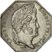 Francia, Token, Louis Philippe Ier, Hôpital Militaire, Caqué, EBC+, Plata