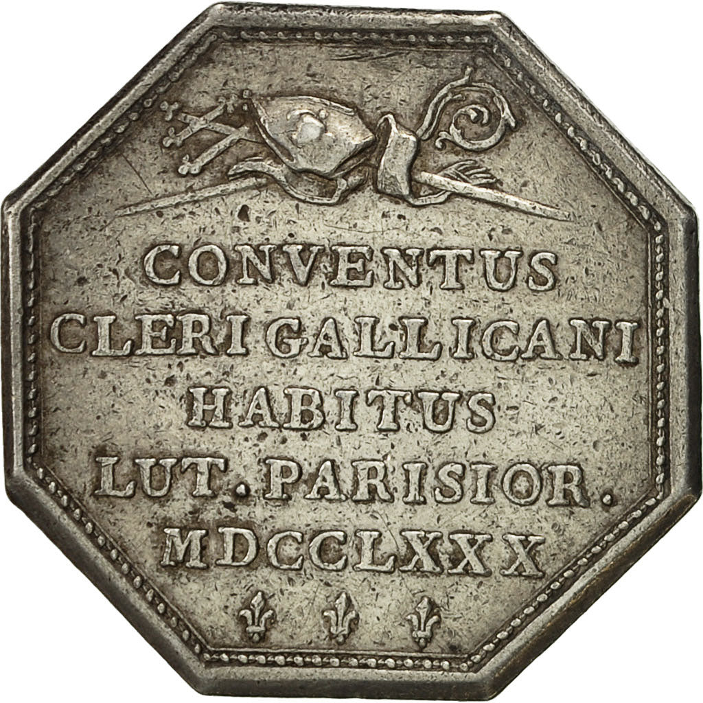 France, Jeton, Louis XVI, Assemblée du Clergé et Jetons Religieux, 1780