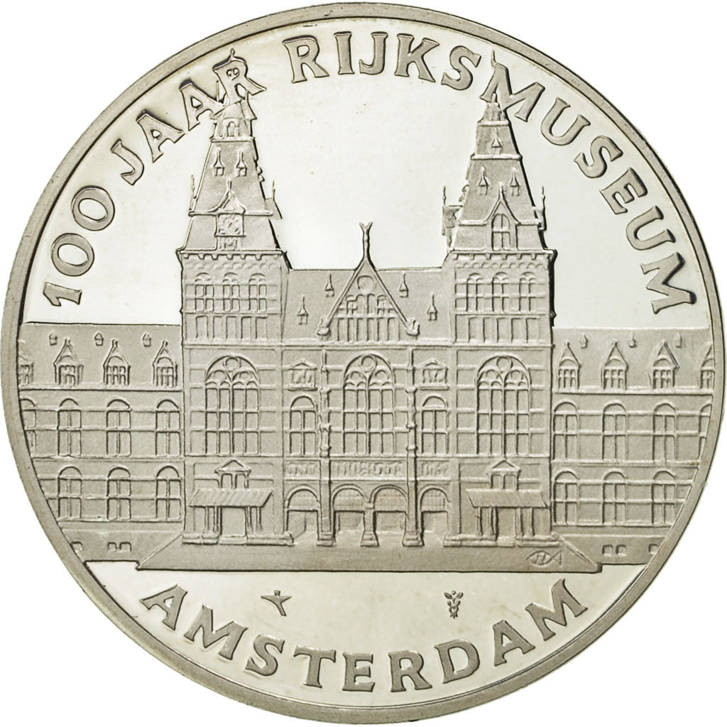 Netherlands, Medal, 100 Jaar Rijksmuseum, Amsterdam, 1985, MS(64), Copper Plated