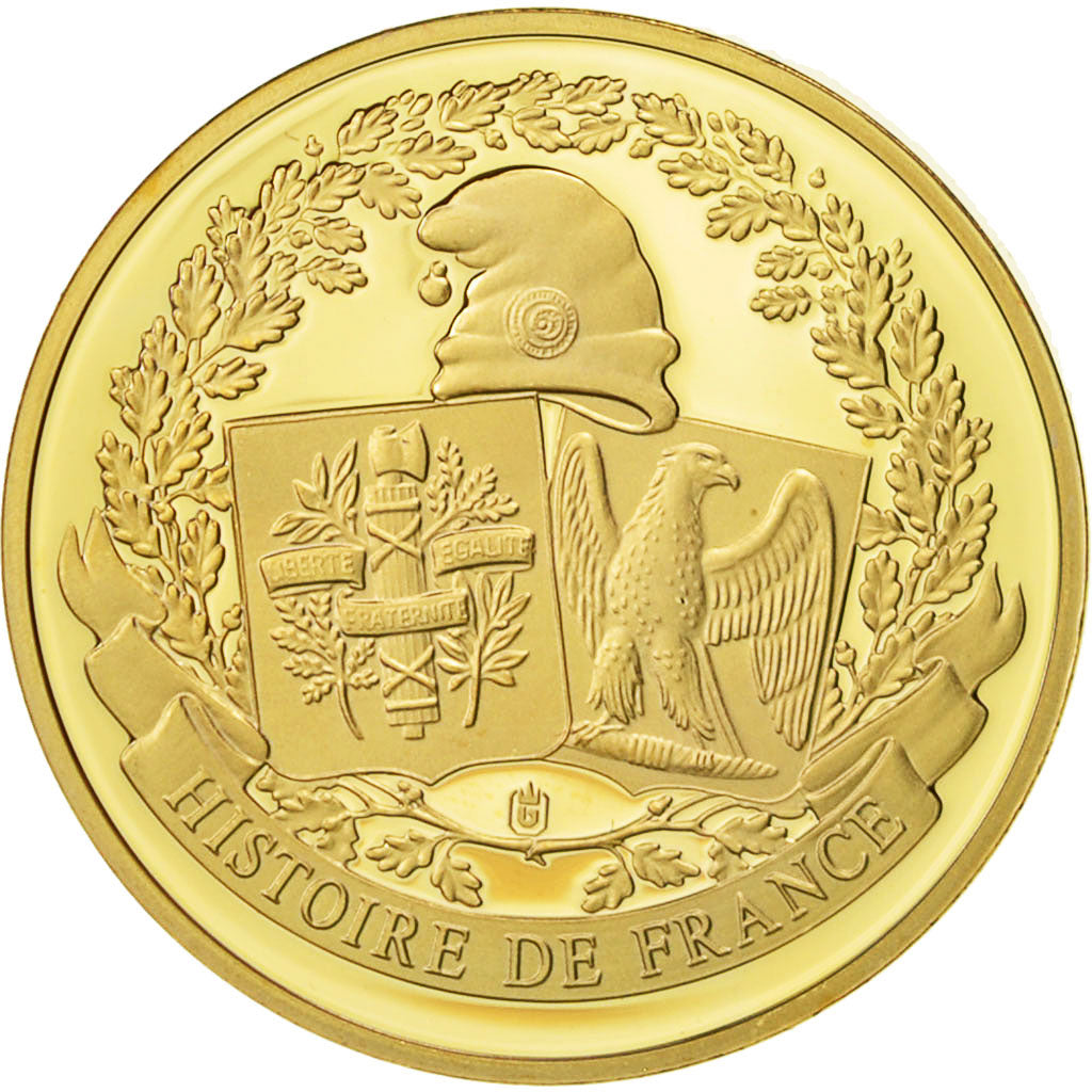 France, Medal, Le débarquement de Normandie 6 Juin 1944, MS(65-70), Copper Gilt