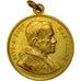 France, Medal, Le Pape Pie X, Johnson, AU(50-53), Copper Gilt