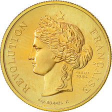 France, Medal, Révolution française,Abandon des Privilèges, 1989, Borrel