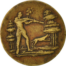 France, Jeton, Chasse, Vennerie, TB+, Cuivre