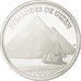France, Medal, Les 7 Merveilles du Monde, Pyramides de Gizeh, MS(65-70), Silver