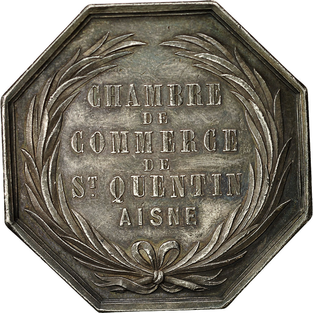 France, Token, Chambre de Commerce de Saint Quentin, Aisne, Caqué, MS(60-62)
