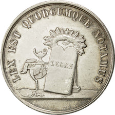France, Token, Notaires de Laon, Undated, MS(60-62), Silver