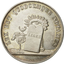 France, Token, Notaires de Laon, Undated, MS(60-62), Silver