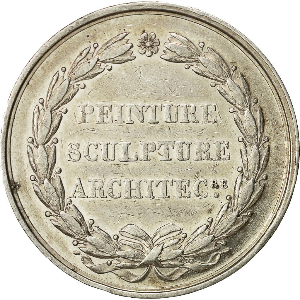 Francia, Token, Ecole Royale des Beaux Arts, Peinture, 1818, Gatteaux, EBC