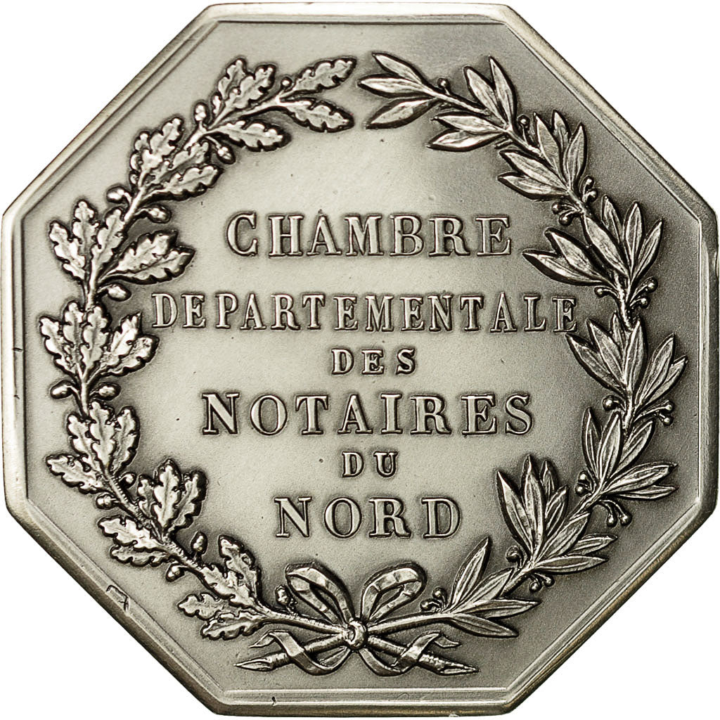 Frankrijk, Token, Chambre Départementale des Notaires du Nord, Undated, UNC