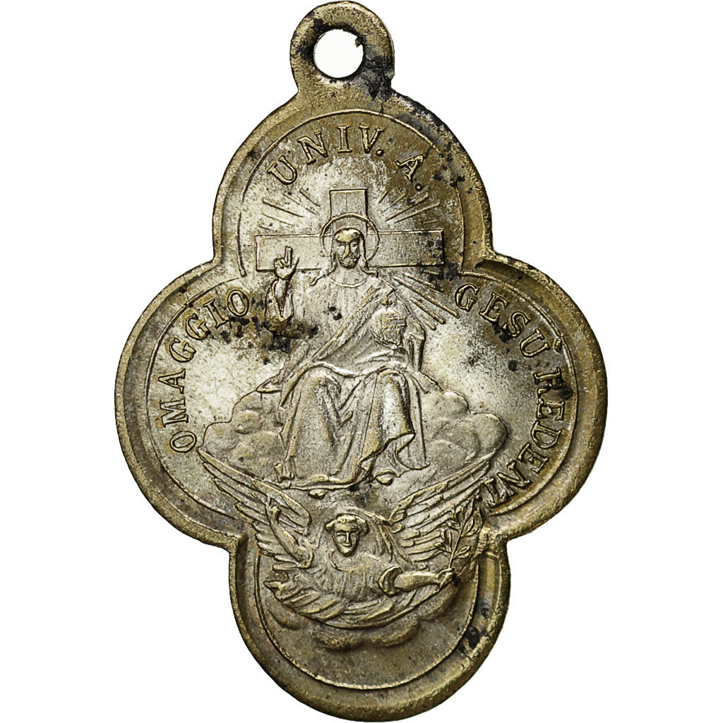 Vatican, Medal, Jubilé du pape Léon XIII, Rome, 1900, AU(50-53), Aluminium